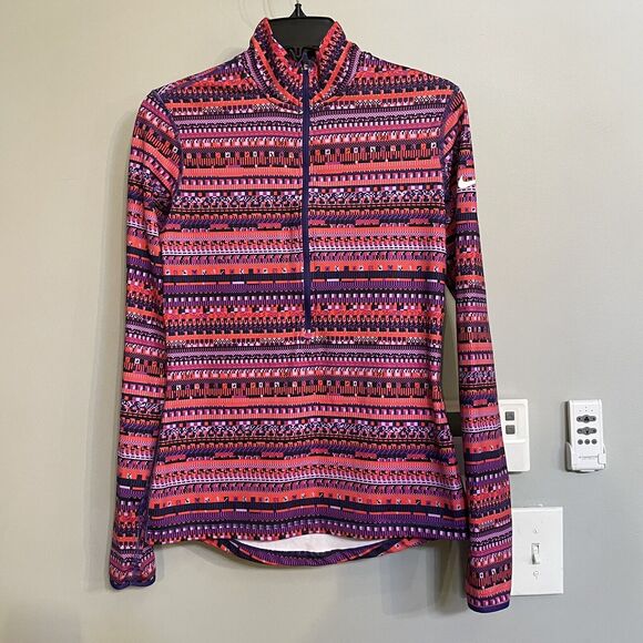 Nike Pro Dri-Fit Sweater 1/4 Zip Smooth Fleece Running Active Yoga Pullover M - Picture 1 of 6